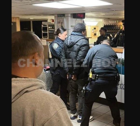 Suspect in custody as man fights for his life after being shoved into oncoming train in Manhattan.