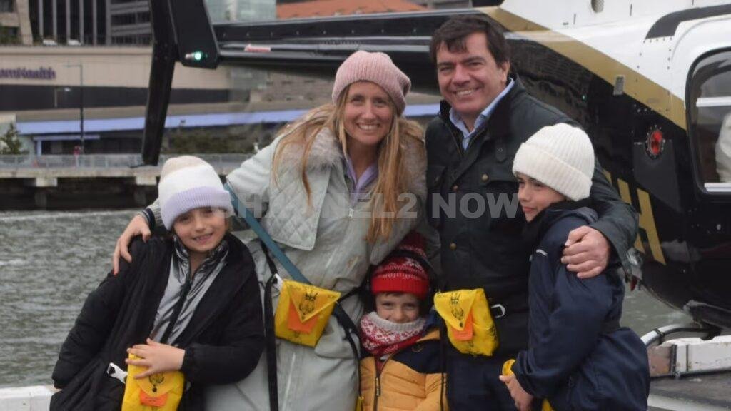 A tragic helicopter crash in the Hudson River on Thursday claimed the lives of a family of five visiting New York City from Barcelona, Spain, along with their pilot.
The family had traveled to the city to celebrate the birthday of one of their young children when the sightseeing tour ended in disaster just minutes after takeoff.
The victims have been identified as Agustín Escobar, his wife Mercè Camprubí Montal, and their three children: Agustín, 10; Mercè, 8 (who would have turned 9 that day); and Víctor, 4.