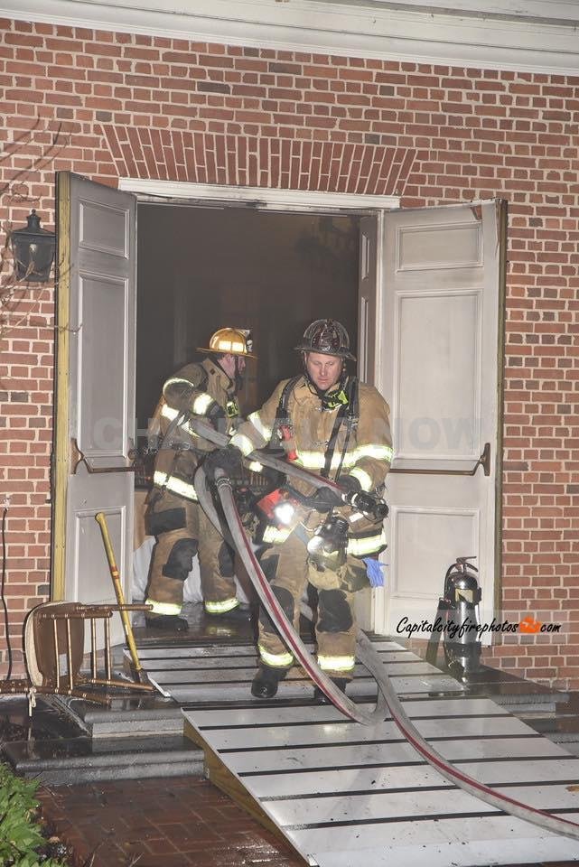 HARRISBURG, PA – An early morning fire at the Pennsylvania Governor’s Residence is under investigation as a suspected act of arson, according to Pennsylvania State Police.
The incident occurred around 2:03 a.m. Saturday in the 2000 block of North Front Street.
City fire crews were dispatched to the scene under Box 1-3 for reports of a building fire at the official residence.