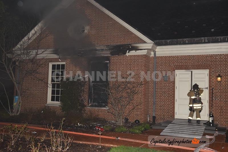 HARRISBURG, PA – An early morning fire at the Pennsylvania Governor’s Residence is under investigation as a suspected act of arson, according to Pennsylvania State Police.
The incident occurred around 2:03 a.m. Saturday in the 2000 block of North Front Street.
City fire crews were dispatched to the scene under Box 1-3 for reports of a building fire at the official residence.