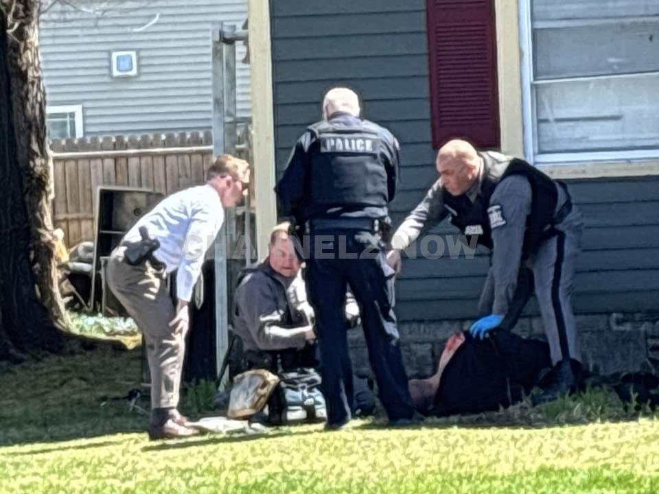 SOUTH GLENS FALLS, NY – A shooting occurred shortly after 12:25 p.m. on Catherine Street, just off Saratoga Road (Route 9), prompting a significant emergency response, including air medical support and a K9 search.