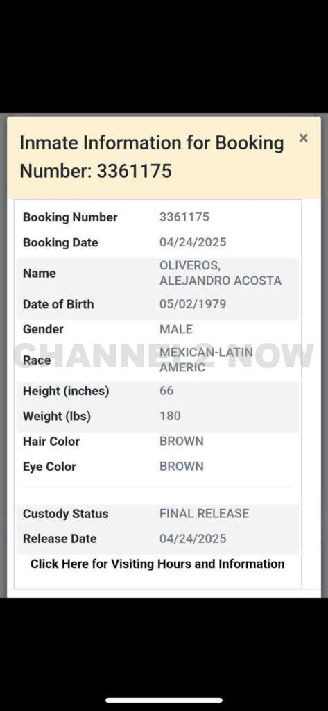 SANTA ANA, CA — Community members are expressing outrage and concern following the release of Alejandro Acosta Oliveros, a 45-year-old Santa Ana resident, who has been accused of abducting, torturing, and killing numerous cats throughout Orange County.