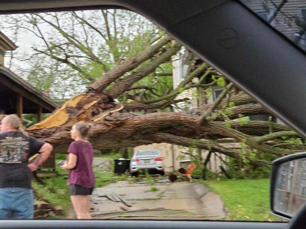 MAYVILLE, Wis. — Emergency crews responded to widespread storm damage in Dodge County Thursday evening after a confirmed tornado touched down in the city of Mayville, causing significant destruction to structures across the area.