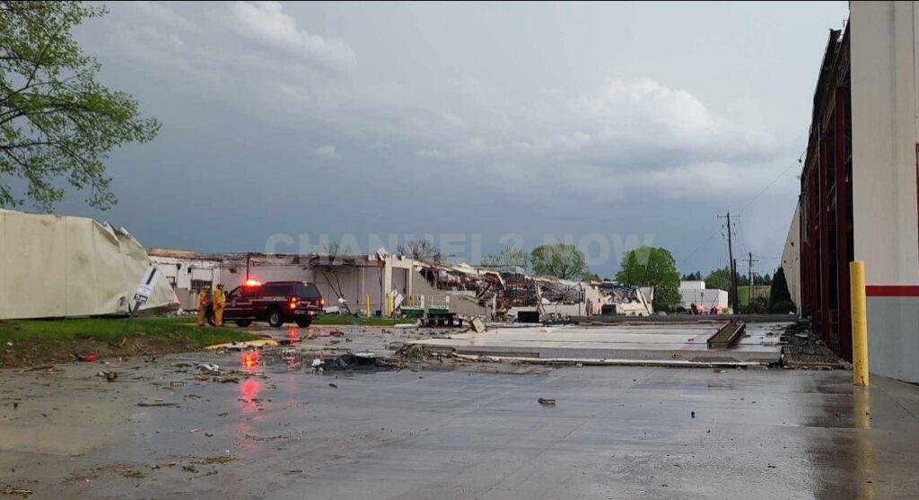 MAYVILLE, Wis. — Emergency crews responded to widespread storm damage in Dodge County Thursday evening after a confirmed tornado touched down in the city of Mayville, causing significant destruction to structures across the area.