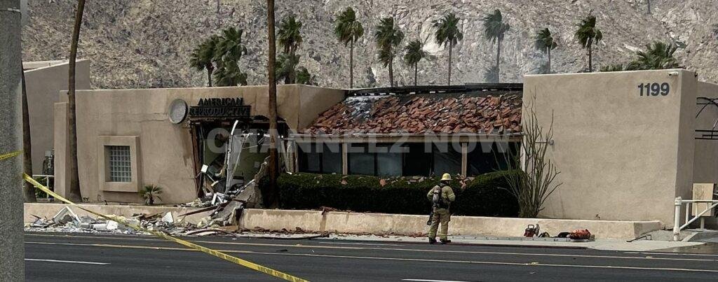 Palm Springs, CA — A powerful explosion rocked a medical building in Palm Springs on Saturday morning, injuring five people and leaving one person—believed to be the suspect—dead.
The blast occurred around 11:00 a.m. near the American Reproductive Centers, a fertility clinic located at 1199 N. Indian Canyon Drive, just north of East Tachevah Drive and near Desert Regional Medical Center.
