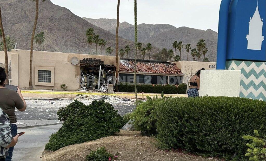 Palm Springs, CA — A powerful explosion rocked a medical building in Palm Springs on Saturday morning, injuring five people and leaving one person—believed to be the suspect—dead.
The blast occurred around 11:00 a.m. near the American Reproductive Centers, a fertility clinic located at 1199 N. Indian Canyon Drive, just north of East Tachevah Drive and near Desert Regional Medical Center.