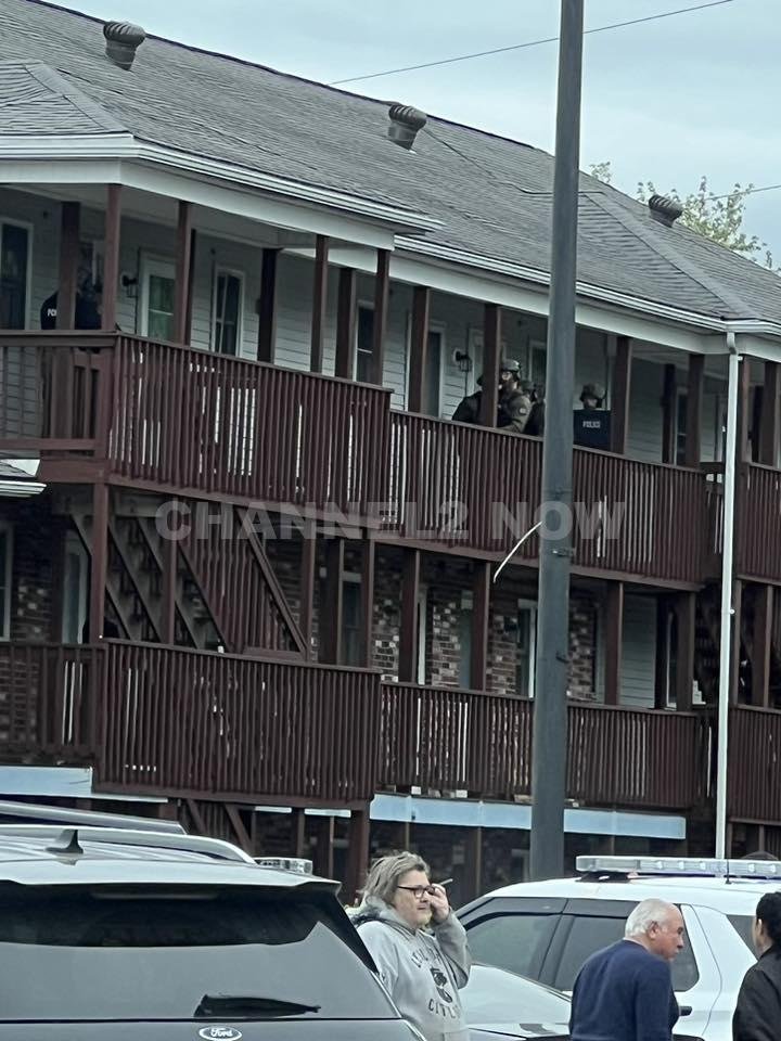 Suspect in custody after standoff in the area of Rantoul Street near burger king in Beverly, Massachusetts.