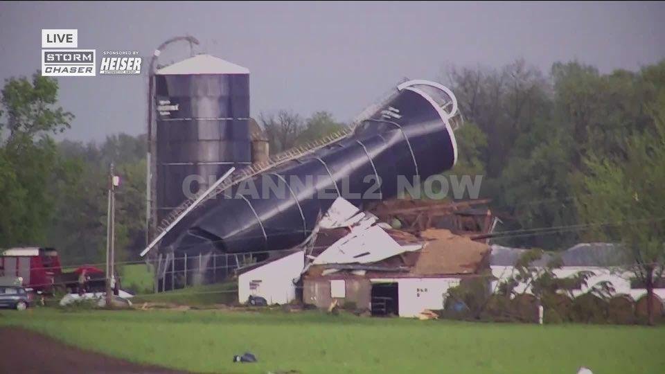 MAYVILLE, Wis. — Emergency crews responded to widespread storm damage in Dodge County Thursday evening after a confirmed tornado touched down in the city of Mayville, causing significant destruction to structures across the area.